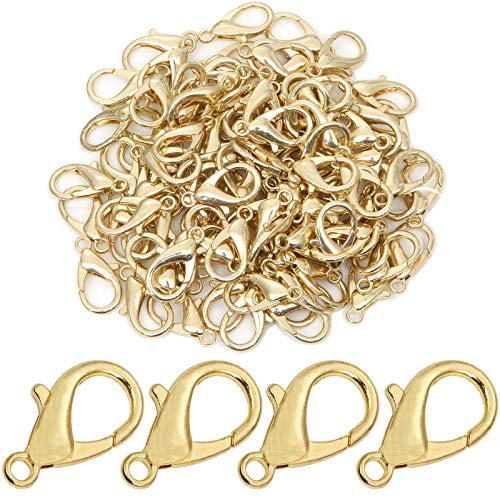 25 Delux Gold Lobster Clasp Clasps